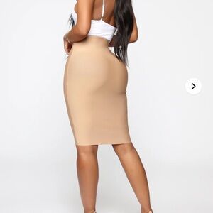 Camel or Tan Pencil Skirt L